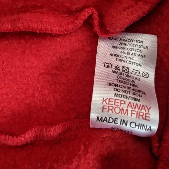 Manchester United Sweatshirt Hoodie Size 2 - 3 Years - Picture 8 of 8